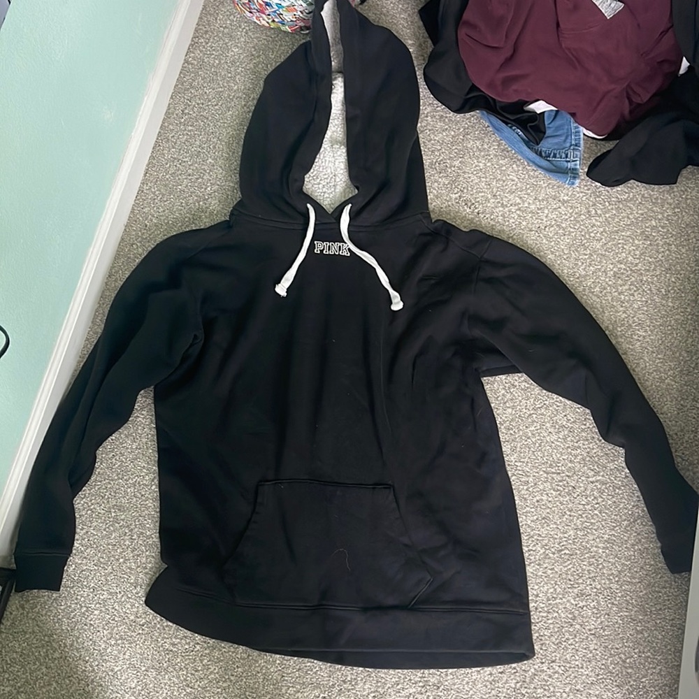 black pink sweatshirt